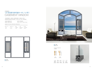 120系列豪华断桥窗纱一体